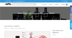 Desktop Screenshot of kyaniproductos.com